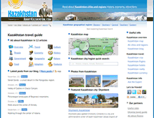Tablet Screenshot of aboutkazakhstan.com